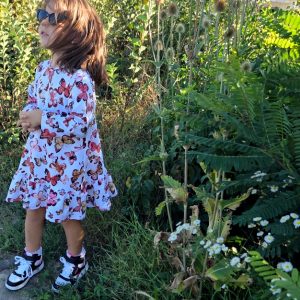 Alternative view of Rochie lejera butterfly - unicat